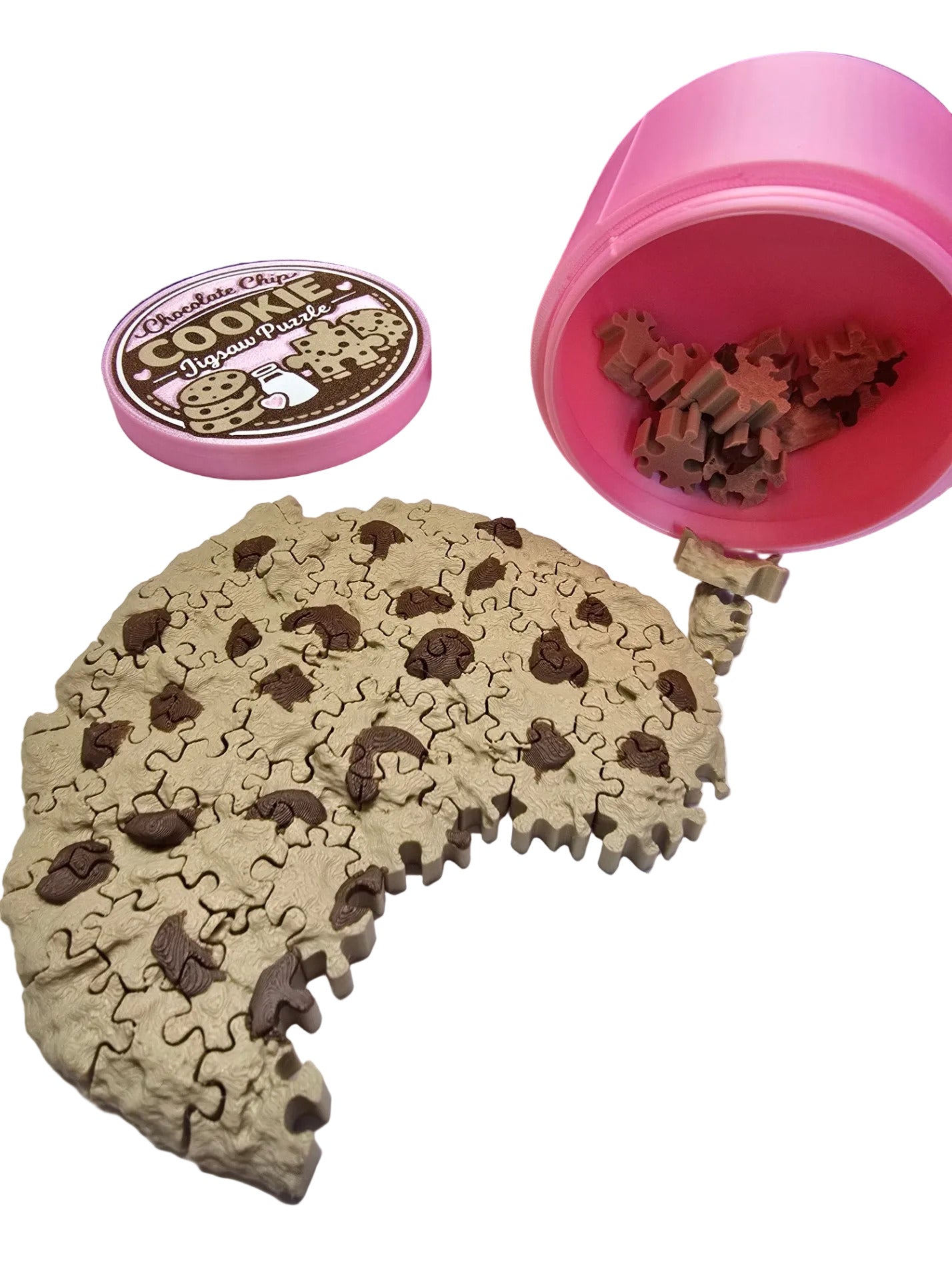 Chocolate Chip Cookie Puzzle with Box
