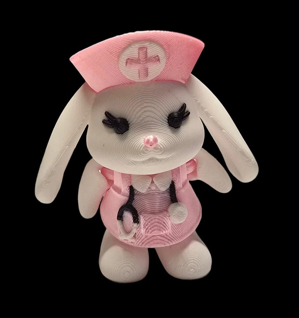 Nurse Bunny Keychain