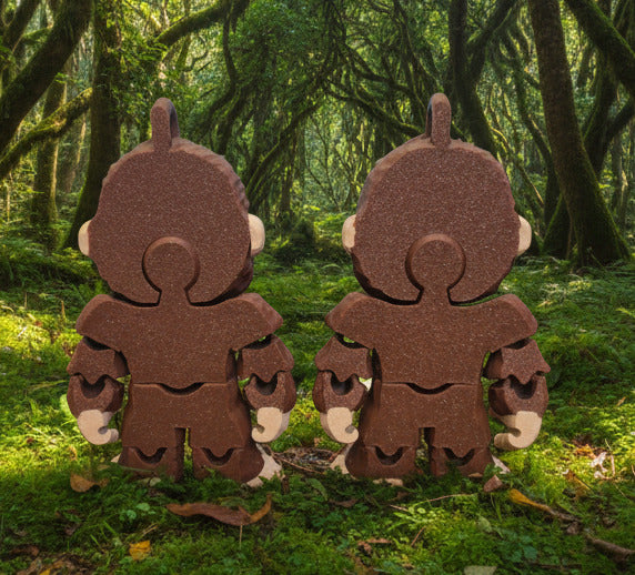 Big Foot Flexi Keychains